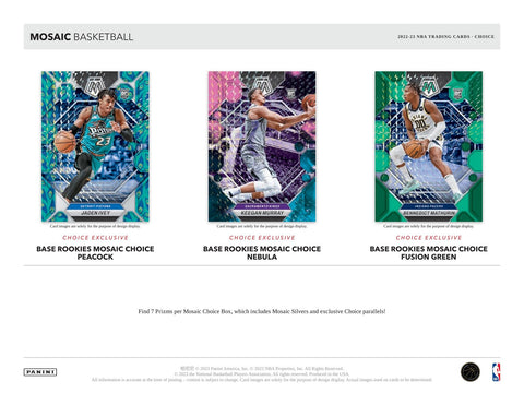 2022/23 Panini Mosaic Basketball Choice