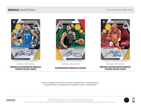 2022/23 Panini Mosaic Basketball Choice