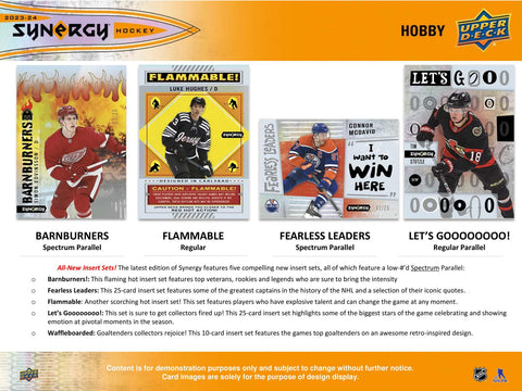 2023/24 Upper Deck Synergy Hockey Hobby