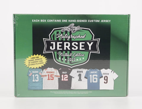 2023 Leaf Autographed Football Jersey Edition Hobby
