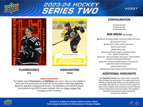 2023/24 Upper Deck Series 2 Hockey Hobby