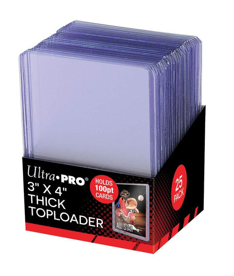 Ultra Pro 3x4 Super Thick 100pt. Toploaders