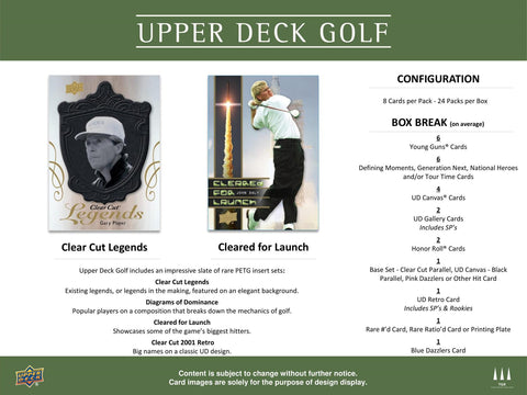 2024 Upper Deck Golf Hobby