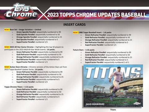 2023 Topps Chrome Update Series Baseball Hobby