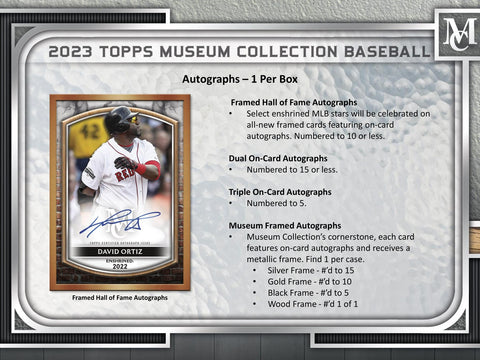 2023 Topps Museum Collection Baseball Hobby