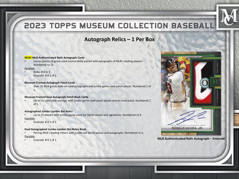 2023 Topps Museum Collection Baseball Hobby