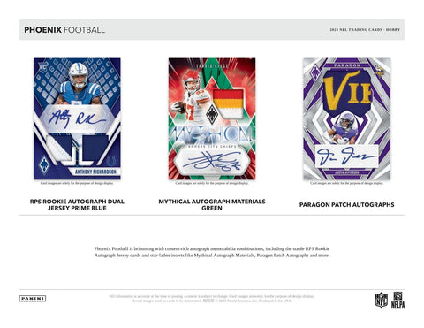 2023 Panini Phoenix Football Hobby