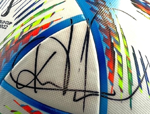 Kylian Mbappe Autographed Adidas 2022 FIFA World Cup AL Rihla Soccer Ball