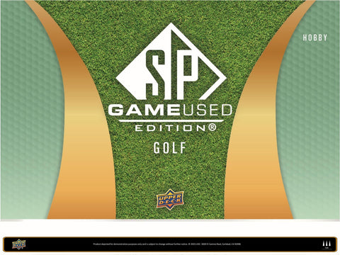 2024 Upper Deck SP Game Used Golf Hobby
