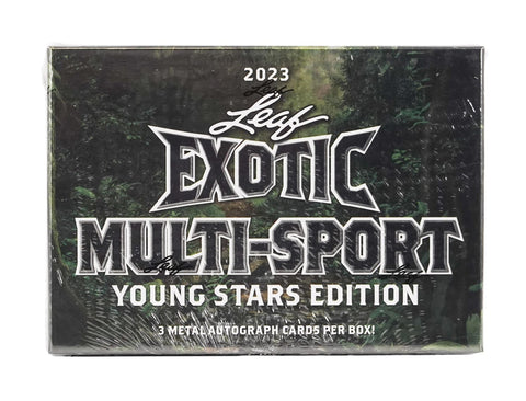 2023 Leaf Exotic Multisport Rookies Hobby