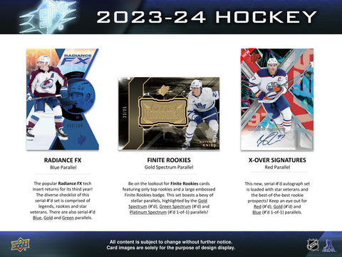 2023/24 Upper Deck SPx Hockey Hobby