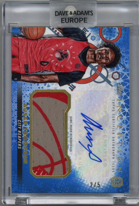 2022/23 Topps Inception Ausar Thompson Patch Auto Card #IARC-AUTO 2/5