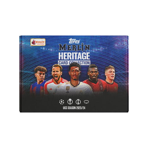 2023/24 Topps Merlin Heritage UEFA Club Competitions Soccer Hobby Box