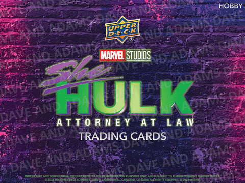 Marvel Studios She-Hulk Trading Cards Hobby (Upper Deck 2024)