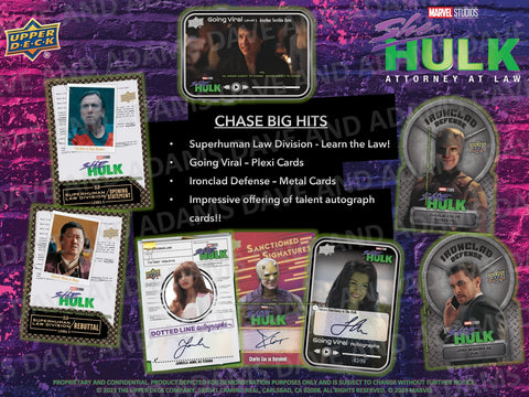 Marvel Studios She-Hulk Trading Cards Hobby (Upper Deck 2024)