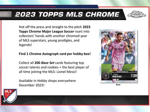 2023 Topps Chrome MLS Major League Soccer Hobby