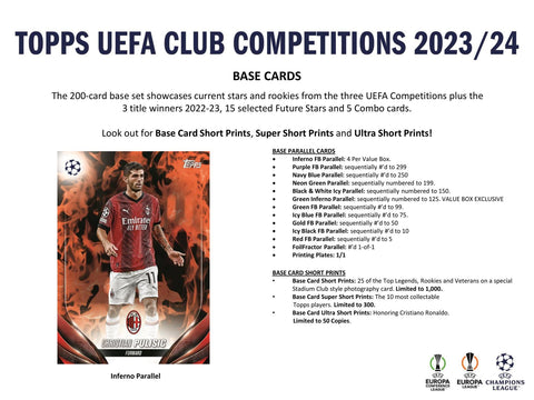 2023/24 Topps UEFA Club Competitions Soccer 7-Pack Blaster