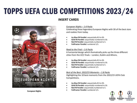 2023/24 Topps UEFA Club Competitions Soccer 7-Pack Blaster