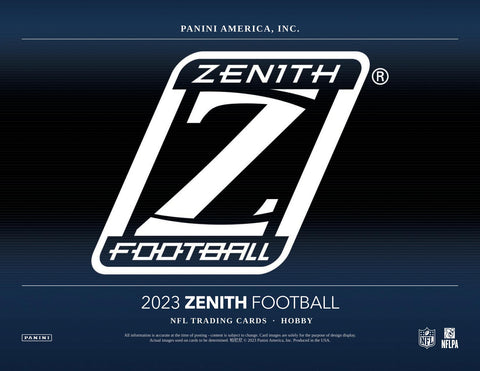 2023 Panini Zenith Football Hobby