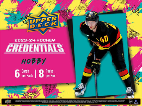 2023/24 Upper Deck Credentials Hockey Hobby