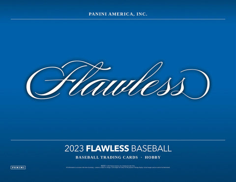 2023 Panini Flawless Baseball Hobby