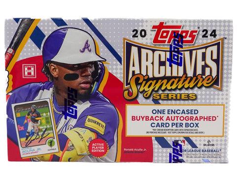 2024 Topps Archives Signature Series Baseball Hobby