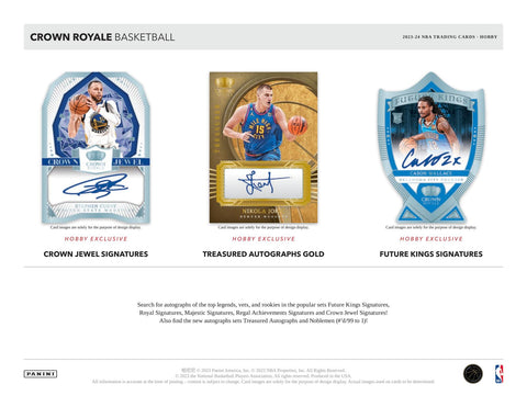 2023/24 Panini Crown Royale Basketball Hobby