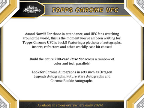 2024 Topps Chrome UFC 6-Pack Mega