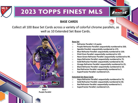 2023 Topps MLS Major League Soccer Finest Soccer Hobby