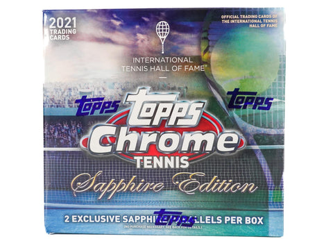 2021 Topps Chrome Sapphire Tennis Hobby