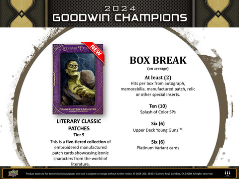 2024 Upper Deck Goodwin Champions Hobby