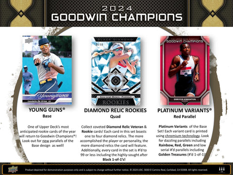 2024 Upper Deck Goodwin Champions Hobby