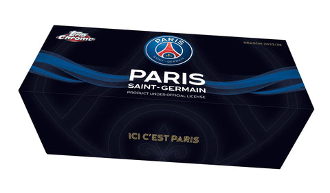 2022/23 Topps Chrome Paris Saint-Germain PSG Soccer Hobby Box (Set)