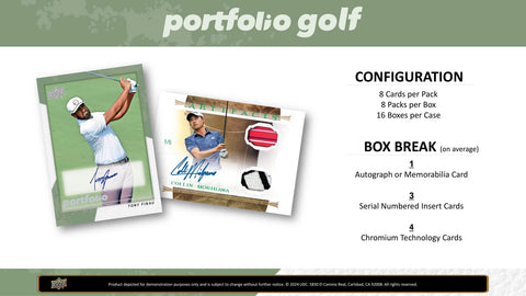 2024 Upper Deck Portfolio Golf Hobby