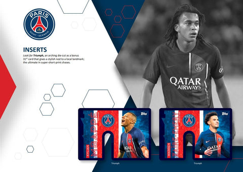 2023/24 Topps Paris Saint-Germain PSG Team Set Soccer
