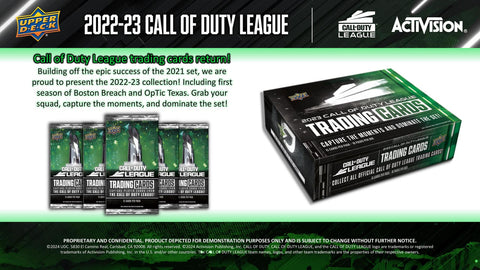 Call of Duty League Hobby (Upper Deck 2022/23)