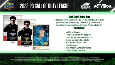 Call of Duty League Hobby (Upper Deck 2022/23)