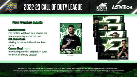 Call of Duty League Hobby (Upper Deck 2022/23)