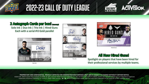 Call of Duty League Hobby (Upper Deck 2022/23)