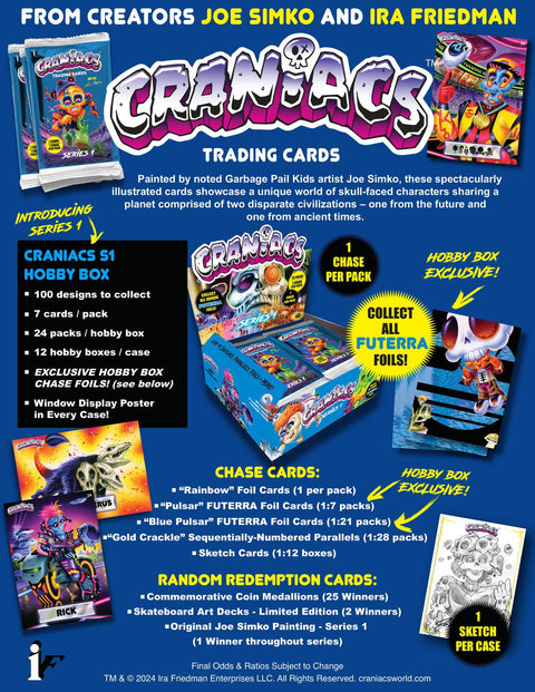 Craniacs Trading Cards Series 1 Hobby