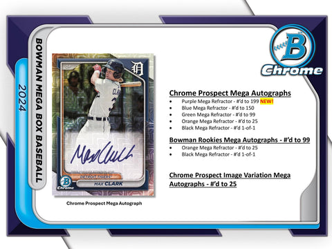 2024 Bowman Baseball Mega