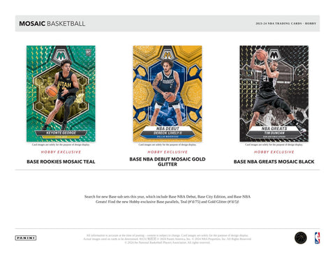 2023/24 Panini Mosaic Basketball Hobby