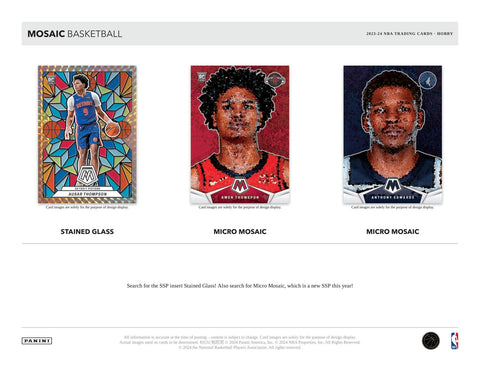 2023/24 Panini Mosaic Basketball Hobby