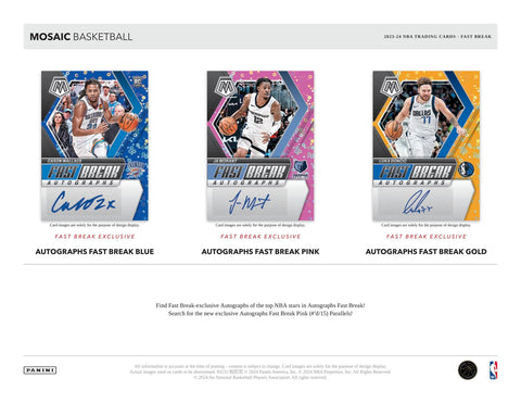 2023/24 Panini Mosaic Basketball Fast Break