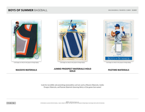 2024 Panini Boys of Summer Baseball Hobby