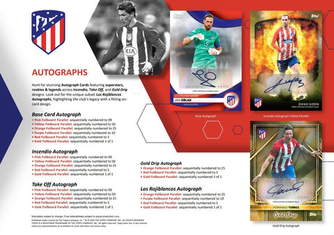 2023/24 Topps Atletico de Madrid Team Set Soccer