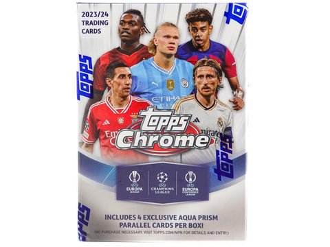 2023/24 Topps Chrome UEFA Club Competitions Soccer 7-Pack Blaster