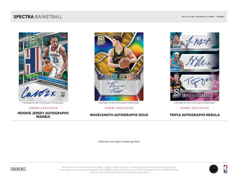 2023/24 Panini Spectra Basketball Hobby