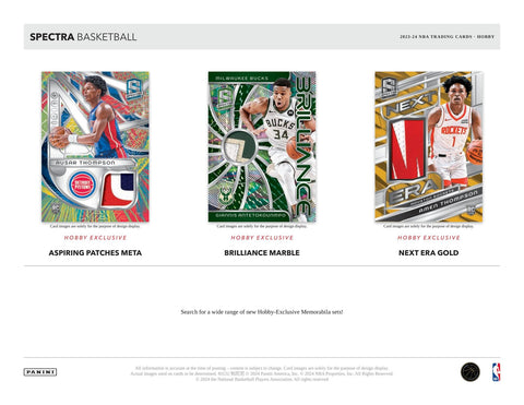 2023/24 Panini Spectra Basketball Hobby