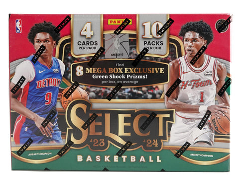 2023/24 Panini Select Basketball Hobby Mega (Green Shock Prizms)